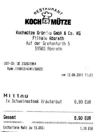 mcem Höffner Kochmütze Restaurant